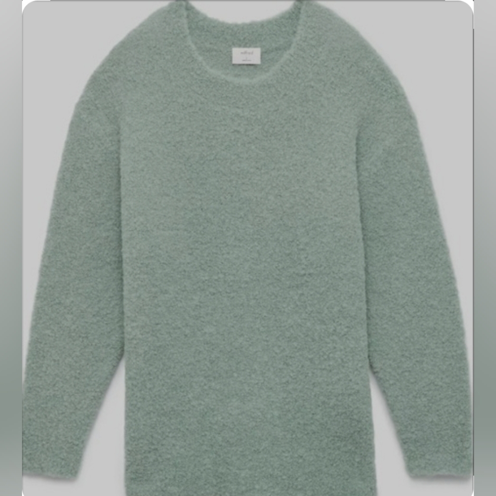 ARITZIA Wilfred Seissan Alpaca Wool Sweater olive green small